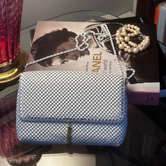 VINTAGE SUMMER STYLE!!!Whiting & Davis metal mesh crossbody - Picture 2 of 15